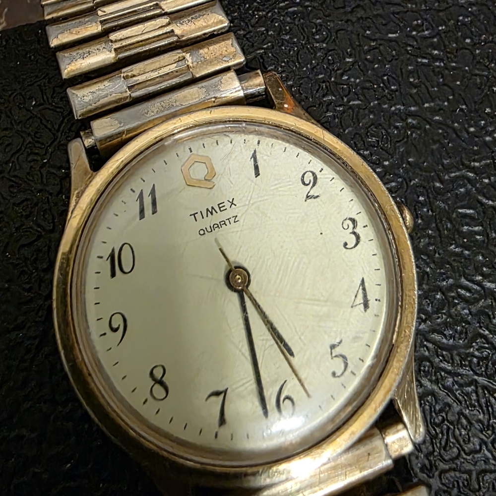Timex Men's Gold-Tone Quartz Dress Watch